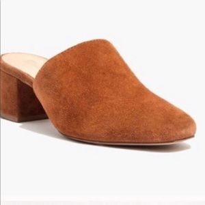 Madewell Brown Suede Walker Mule 7.5